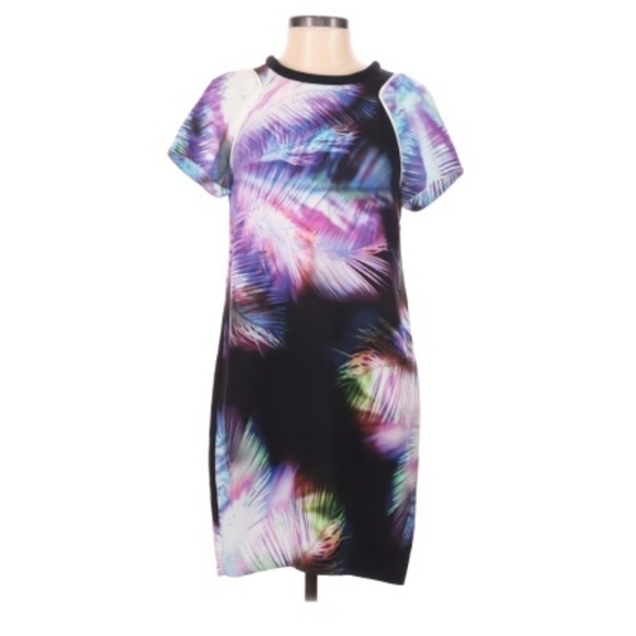 Sandro Paris palm print sheath dress - Picture 1 of 8